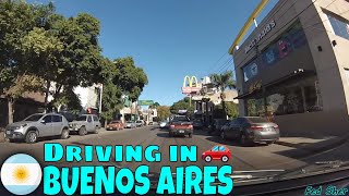 Driving in Buenos Aires from Adrogué to Monte Grande [upl. by Heman978]