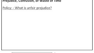 Arguing the Scales under FRE Rule 403  unfair prejudice versus probative value under FRE 403 [upl. by Sand]