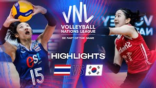 🇹🇭 THA vs 🇰🇷 KOR  Highlights  Week 1  Womens VNL 2024 [upl. by Marquet]