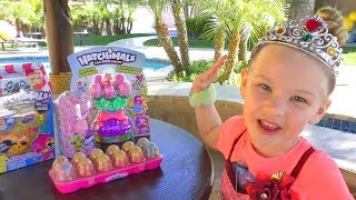 I Set Up a Hatchimals Easter Egg Hunt for My Sister [upl. by Mattheus703]