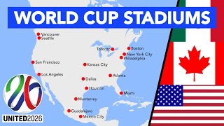 FIFA World Cup 2026 Stadiums [upl. by Lat]