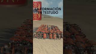 La FASTIGIATA TESTUDO 🛡️ La variante de la formación Tortuga de los Legionarios Romanos shorts [upl. by Nij]