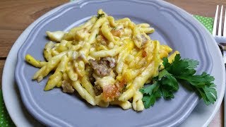 Pasta al forno con crema di zucca e salsiccia [upl. by Sheng560]