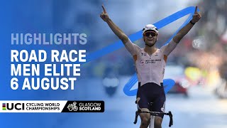 Men Elite Road Race Highlights  2023 UCI Cycling World Championships [upl. by Malonis247]