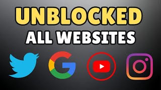 FASTEST Way to Unblock ANY SITE on Chromebook in 2024 [upl. by Lrem770]