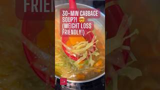 30MIN CABBAGE SOUP 🤯 Weight Loss Friendly short [upl. by Primalia]