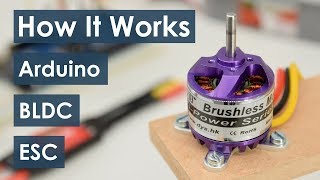 How Brushless Motor and ESC Work and How To Control them using Arduino [upl. by Trimble]