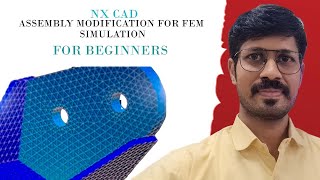 3D CAD Assembly Idealization and Simulation for welding assembly RahulChimkarOfficial [upl. by Eselehs]