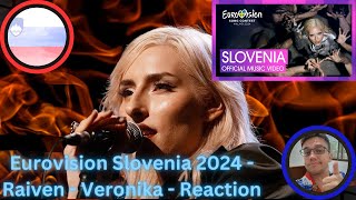 🇸🇮Eurovision Slovenia 2024  Reacting to Raivens Magical entry Veronika  First Impression [upl. by Parris123]