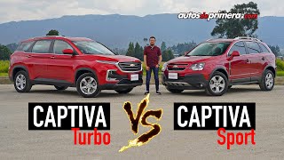 Chevrolet Captiva 2020 vs Captiva 24 ¿Cuál es la diferencia  Comparativa [upl. by Ahsratal]