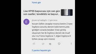 Açık Liselinin gündemi Önümüzdeki günlerde neler var Sorular yayınlandı başvurular tercihler vs [upl. by Anoid]