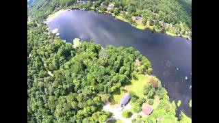 Lake Muskoday NY  Phantom 2 Vision 602 feet above Lake [upl. by Pantheas]