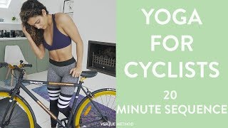 YOGA FOR CYCLISTS  20 Minute Hip Opening Sequence  RealTime  Shona Vertue [upl. by Abekam]