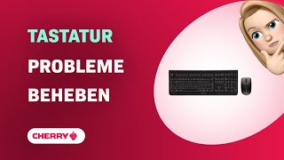 Wie man Probleme behebt Cherry DW 3000 Tastatur nach Batteriewechsel nicht funktioniert [upl. by Sivart]