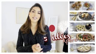 5 Idées de recettes dapéritif amp Buffet dînatoire simple et rapide [upl. by Reidid]