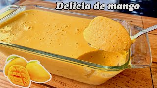 Postre de mango cremoso y delicioso¡ Delicia de mango [upl. by Sane]