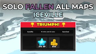 Iceville  Solo FALLEN Map 352  Tower Defense Simulator TDS [upl. by Derick557]