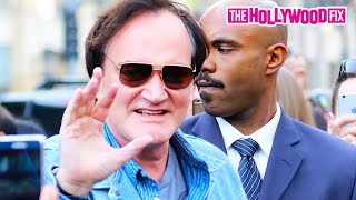 Quentin Tarantino Is Honored With A Star On The Walk Of Fame In Hollywood CA [upl. by Ydwor]