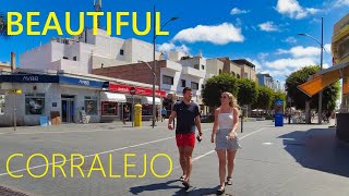 Corralejo FUERTEVENTURA Spain 2024 🇪🇸 🔴 NEW Walking Tour in Canary Islands 4K UHD [upl. by Gordie957]