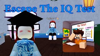 I chose to follow the path of knowledge  Escape The IQ test Winter update  Relax With Roblox [upl. by Lura719]