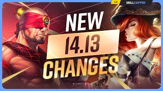 ALL NEW CHANGES for PATCH 1413  League of Legends [upl. by Alanson212]