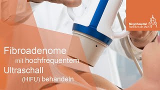 Echotherapie bei Fibroadenomen gutartigen Brusttumoren bzw Knoten in der Brust [upl. by Eirual]