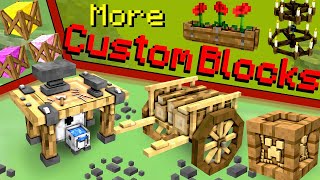 Minecraft AddOn  More Custom Blocks [upl. by Parker]