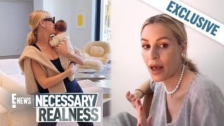 Necessary Realness Morgan Stewarts Baby Row Update  E News [upl. by Bernadine]