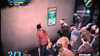 Dead Rising 2  Zombrex Poster in Platinum Strip Location Guide  46 [upl. by Sivam30]