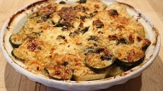 Boureki Zucchini amp Potato with Cheese Gratin [upl. by Agan777]