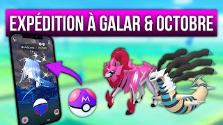 ASTUCES Expédition à Galar et mois d’ OCTOBRE sur POKÉMON GO [upl. by Gnehs]