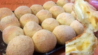 CHEESE PANDESAL Easy recipe Instant yeast method [upl. by Bakerman]