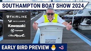 Southampton Boat Show 2024  Early bird preview 🐣🪱 [upl. by Hazaki]