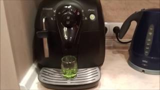 How loud is a coffee machine Saeco XSmall vs electric kettle [upl. by Allekim]