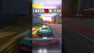 Chiron vs Nevera AsphaltLegendsUnite shorts A9Creator bugattichiron rimacnevera [upl. by Araas]