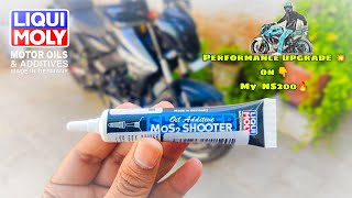 Liqui Moly Oil Additive MOS2 SHOOTER  Full details  Performance upgrade 🔥ns200 liquimoly [upl. by Kachine]