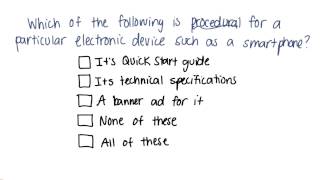 Declarative vs Procedural Quiz  Georgia Tech  Health Informatics in the Cloud [upl. by Nnahsal131]