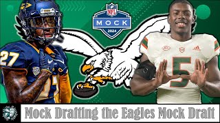 Building the PERFECT Eagles 2024 Mock Draft I Mocking the Eagles Mock Draft [upl. by Lovmilla]