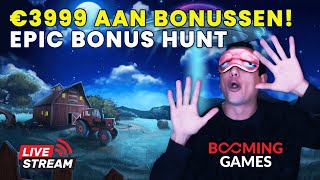 Epic €3999 Slots Bonus Hunt  Live Casino Stream [upl. by Occer725]