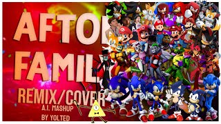 FNAF SONG  Afton Family But It’s Sung By 34 Different Various PeopleCharacters AI COVER MASHUP [upl. by Aihtenak]