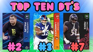 Ranking THE BEST DEFENSIVE TACKLES in Madden 24 [upl. by Berthe]