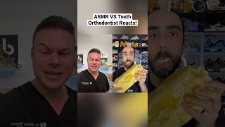 Orthodontist Reacts ASMR Foods VS Braces shorts [upl. by Frymire268]