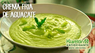 CREMA FRÍA DE AGUACATE  recetas inoxidables Klaretón [upl. by Seraphine]