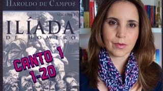 Ilíada de Homero  Parte 1  Canto 1  Versos 1 a 20 [upl. by Vtehsta]