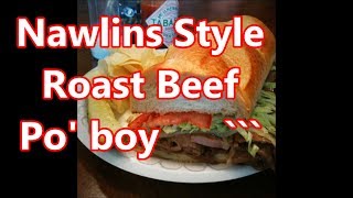 New Orleans Famous Roast Beef Po Boy Dessed  How to make it [upl. by Alboran]