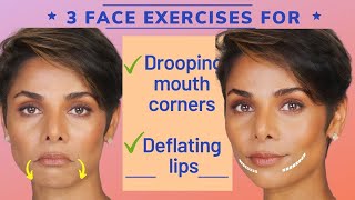 WHAT IS AGING YOUR LIPS 3 antiaging face exercises to lift downturned lipsBlush with me face yoga [upl. by Lesko]