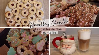 Recettes pour un Goûter Sablés de Noël simple rapide efficace [upl. by Joane264]