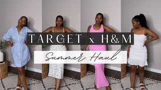 TARGET SUMMER DRESS TRYON HAUL  HampM SUMMER DRESSES  SUMMER FASHION 2024 [upl. by Pavla]