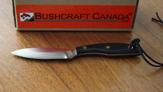 Grohmann DH Russell Belt Knife view by wwwbushcraftcanadacom [upl. by Nikolai516]