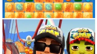 Candy crush saga and subway surf 🪂🏂🍫 [upl. by Anifad83]